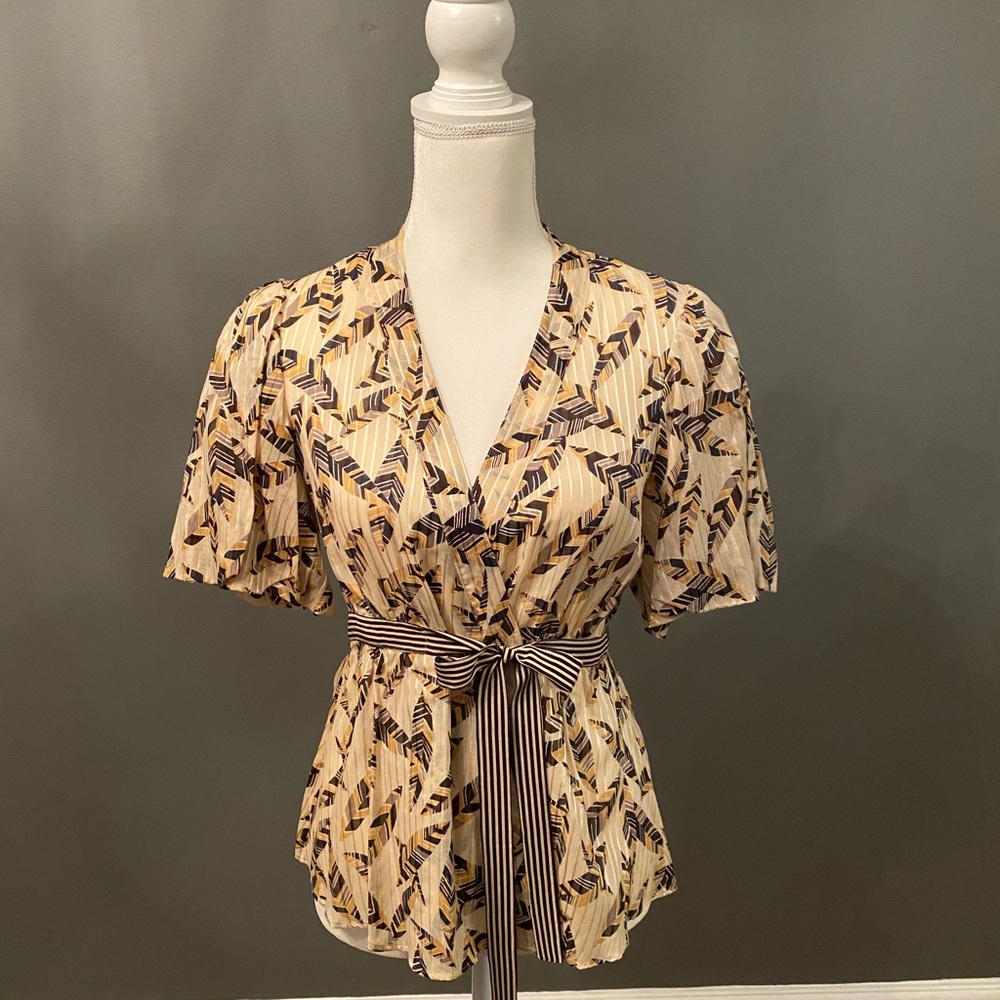 Bcbg Maxazria Print Blouse - image 7